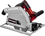 Einhell Tauchsäge TE-PS 165 (1.200 Watt, werkzeuglose Einstellung bei Schnitttiefe + Neigungswinkel, hochwertiges Hartmetall-Sägeblatt, Sägeblattarretierung)