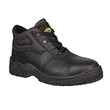 Iron Mountain IMBT227 Unisex wasserdichte Arbeits- und Utility-Sicherheitsstiefel, Schwarz, EU 41