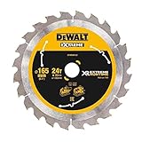 DEWALT XR Extreme Runtime Kreissägeblatt (für Tauchkreissägen, Sägeblatt-Ø 165/20 mm, 42 WZ/FZ, für feine Schnitte) DT99561