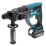 Makita DHR 202 RTJ 18 V Akku Kombihammer SDS-Plus im Makpac mit 2x 5,0 Ah Akku und Ladegerät