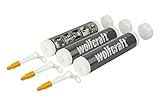 wolfcraft Leerkartuschen 310 ml, 3 Stück I 4044000 I Für selbstangerührte Fugenmassen