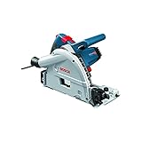 Bosch Professional Tauchsäge GKT 55 GCE (Leistung 1.400 Watt, inkl. Kreissägeblatt Best for Wood, 165mm Sägeblattdurchesser, Innensechskantschlüssel)