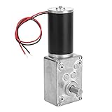 24V 10RPM DC Schneckengetriebemotor 50kg.cm 31mm Hohe Torsion Selbsthemmende Motor Reversed Mini Turbine Getriebemotor für DIY Roboter Drehtisch Türschloss Vorhang Maschine