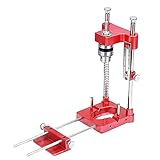 Bohrer-Locator-Schablone aus Aluminiumlegierung, Schrank-Hardware, Holzbearbeitung, Loch-Positionierer, Werkzeug für Holzbearbeitung, Winkel, Bohrlöcher