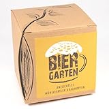 Geschenk-Anzuchtset 'Biergarten', Kulturhopfen aus Eigenanbau, inklusive Kokostopf und Anleitung