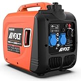 AIVOLT Inverter Stromerzeuger 3200 Watt Stromgenerator Notstromaggregat Benzin leise Stromaggregat für Campen, Festivals, Werkzeuge und Hausgebrauch mit 2 USB und two 230 V Steckdosen