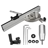 Gehrungslehre Winkelanschlag Hochgenaue Tischkreissäge Kit mit verstellbarem Flip-Stop 450mm