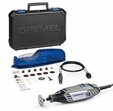 Dremel 3000 Multifunktionswerkzeug 130W, Set mit 1 Aufsatz, 25 Zubehörteilen, Variable Drehzahl 10.000-33.000 U/min zum Schneiden, Schleifen, Gravieren, Polieren, Schärfen, Reinigen, Schnitzen