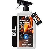 MAXXI CLEAN | Grillreiniger & Rauchharzentferner - das Original | 1x 700 ml in Sprühflasche extra stark [+] | Backofen- und Grillreiniger Konzentrat für Gasgrill, Edelstahl, Gusseisen