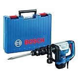 Bosch Professional Schlaghammer GSH 5 (SDS max., Schlagenergie 7,5 J, Leistung 1.100 Watt, inkl. Spitzmeißel, WerkzeugHandwerkoffer)