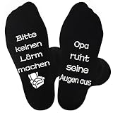 Jeasona Opa Socken Anti-Rutsch Herren 43-46 Opa Geschenke Geburtstag Vatertag von Enkel Enkelin Opa Geschenke für Männer Weihnachten Geschenk von Enkelkinder Männertag Geschenke