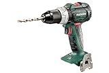 Metabo Akku Bohrschrauber BS 18 LT BL (ohne Akku, mit metaBox 145, 18 V, mit Licht, Drehmoment 0,7-8 Nm, Bohrfutterspannweite 1,5 – 13 mm, Akkuschrauber mit Schnellwechselbithalter) 602325840