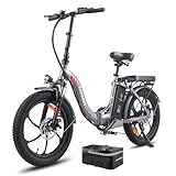 Fafrees F20-Pro E-Bike Klapprad 20 Zoll, Ebike Elektrofahrrad 36V 18AH Akku, Trekking Reichweite bis zu 70-150km, 250W Fatbike, 25km/h City EBike Herren Dame