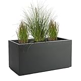 Pflanzwerk® Pflanzkübel TUB Anthrazit 30x60x30cm *Frostbeständiger Blumenkübel* *UV-Schutz* *Qualitätsware*