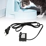 Katzen-Trinkbrunnenpumpe, Haustier-Trinkbrunnenpumpe, Ultraleise, Lange Lebensdauer, Wasserpumpe mit Adapter, Kompatibel für Haustier-Trinkbrunnen, Katzen-Wasserspender-Ersatz