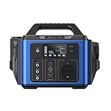 XLayer Powerstation 300W I 296Wh I tragbare Powerstation I Stromgenerator I Mobile Stromversorgung I 9 Anschlüsse I 230V Steckdose I USB-C PD I für Camping, Reisen Outdoor