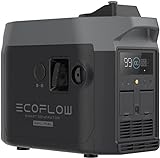 EF ECOFLOW Dual Smart Stromgenerator, Tragbarer Benzin und Propangas Generator 4l, 1800W AC Output, für Delta Pro & Delta Max, Kleine Verpackungsmängel, Produkt unbenutzt (Generalüberholt)