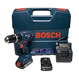 Schlagbohrmaschine, 18 V (2 x 1,5 Ah) GSB 18 V-21 im Koffer – Bosch 0615990M00