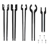 DIY Rapid Tongs Bundle Set – Schmied Fünf Arten von Zangen Bundle Set kommt mit Niete, schnelle Flachzange, Schlitzbackenzange, V-Bit-Zange, Schnörkelzange, Bolzenzange