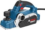 Bosch Professional Hobel GHO 26-82 D (Leistung 710 Watt, inkl. Parallelanschlag, Sechskantstiftschlüssel SW 2,5, Stoffstaubbeutel, Handwerkoffer)