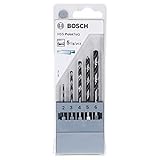 Bosch Professional 5-tlg. PointTeQ Sechskantbohrer-Set (für Metall, Ø: 2-6 mm, Arbeitslänge: 24-57 mm, Gesamtlänge: 60-98 mm, ¼'-Sechskantschaft, Zubehör für Schlagschrauber und Bohrschrauber)