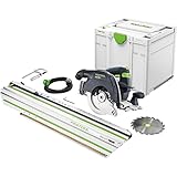 Festool Handkreissäge HK 55 EBQ-Plus-FSK 420 (mit Kreissägeblatt, Innensechskantschlüssel, Kappschiene), im Systainer