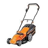 LawnMaster MEB1840M Elektro Rasenmäher 1800W 40cm, 6-fache Schnitthöhenverstellung 20-70 mm, 42L Fangbox