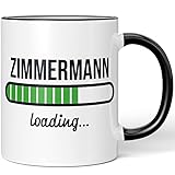 JUNIWORDS Tasse, Zimmermann loading, Schwarz (6223523)