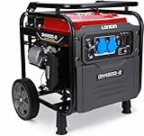 LONCIN 3500W Stromgenerator Inverter Stromerzeuger Benzin Notstromaggregat Mobile Generatoren mit Benzinmotor 4-Takt 2x230V Steckdosen ECO Mode für Camping Baustellen Outdoor Home Garage 32kg