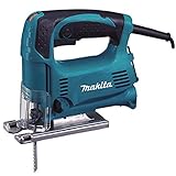 Makita 4329J Pendelhubstichsäge 65 mm, Blau, Silber, 6 x 210 mm