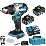 Makita DDF489RTJ Akku-Bohrschrauber 18V / 5,0 Ah, 2 Akkus + Ladegerät im MAKPAC