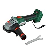 Mellif Akku Winkelschleifer für Makita Akku 18V,kabelloser Schleifer mit bürstenlosem Motor,Scheibenschutz,125mm Durchmesser,3 Geschwindigkeit 4000-8500 RPM für Schleifen (Ohne Akku,Ohne scheibe)