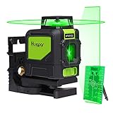 Huepar 901CG 1 x 360 Kreuzlinienlaser Grün, 360 Grad Linienlaser Selbstnivellierenden Laser Level mit Pulsfunktion, Umschaltbar 360° Horizontaler Linie, 25m Arbeitsbereich, inkl. Magnetische Halterung