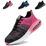 Leichte Sicherheitsschuhe Damen 40 Arbeitsschuhe S3 mit Stahlkappe Sommer Arbeit Schuhe Frauen Sicherheit Sneaker Turnschuhe Sportlich Schutzschuhe Safety Shoes Turnschuhe Frau Rosa