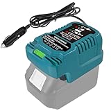 TPDL Auto Ladegerät für Makita 18V Akku mit LED Anzeige, Car Ladegerät Ersatz für Kompatibel mit Makita 18V BL1860 BL1850 BL1840 BL1830 BL1815