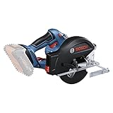 Bosch Professional 18V System Akku Kreissäge GKM 18V-50 (schnellerer Arbeitsfortschritt, weniger Funken und Späne, ohne Akku/ Ladegerät)