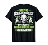 Gartenbau Landschaftsbau Lächeln Landschaftsgärtner T-Shirt