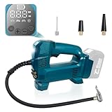 BTRUI Akku-Kompressor für Makita 18V Akku, 150PSI tragbare Luftkompressor mit digitalem Manometer für Auto, Motorrad, Fahrrad Bälle (Keine Batterie)