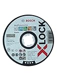 Bosch Professional 1x Gerade Trennscheibe (für MultiMaterial, X-LOCK, Ø125 mm, BohrungsØ: 22,23 mm, Dicke:1,6 mm)