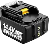 ENERGUP 14.4V 5.0Ah Ersatz Akku für Makita Akku 14,4V BL1430 BL1415 BL1440 BL1415N mit LED Indikator