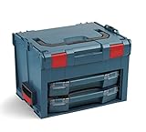 Bosch Sortimo LS-BOXX 306 professional blau Werkzeugkoffer Set ohne Logo | inklusiv 2x i-BOXX leer | Transportsystem Werkzeug