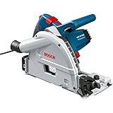 Bosch Professional Tauchsäge GKT 55 GCE (Leistung 1.400 Watt, inkl. Sägeblatt-Ø: 165mm, inkl. Kreissägeblatt für Holz, L-BOXX-Einlage, L-BOXX)