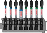 Bosch 8x PRO Impact gemischtes Set (170 x 120 mm, Professional Zubehör Schraubendreher, Schraubendreher)