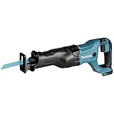 Makita DJR186ZK Akku-Reciprosäge 18 V im Transportkoffer (ohne Akku, ohne Ladegerät), Türkis;schwarz, ohne Ladgerät im Transportkoffer