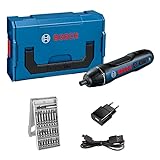 Bosch Professional Akkuschrauber Bosch GO (inkl. 25-tlg. Bit-Set, Ladekabel, L-BOXX Mini) [Energieklasse B]