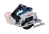 Bosch Professional 18V System Akku Kreissäge GKS 18V 57-2 (165mm Sägeblatt, 57 mm Schnitttiefe, ohne Akku/ Ladegerät)