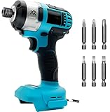 Akku Schlagschrauber, Ersetzen für Makita DTD155Z，18V Akku BL1860 BL1830,1/2' Brushless Drehmoment 350Nm mit LED-Licht Elektrowerkzeug