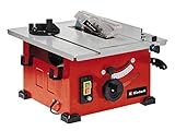 Einhell Tischkreissäge TC-TS 210 (1200 W, 45 mm Schnitthöhe, Ø 210 mm Sägeblatt, Winkelanschlag, Parallelanschlag, Überlastschalter, Sägeblattneigung, Absaugadapter)