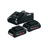 Bosch Professional 18V System Akku Starter-Set: 2x ProCORE18V 4.0Ah Akku + Schnellladegerät GAL 18V-40