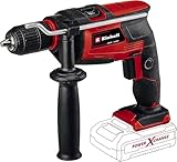 Einhell Akku-Schlagbohrmaschine TE-ID 18 Li-Solo Power X-Change (Li-Ion, 18 V, Bohr- und Schlagbohrfunktion, 13 mm max. Bohrleistung Beton, 13 mm Schnellspannbohrfutter, ohne Akku und Ladegerät)